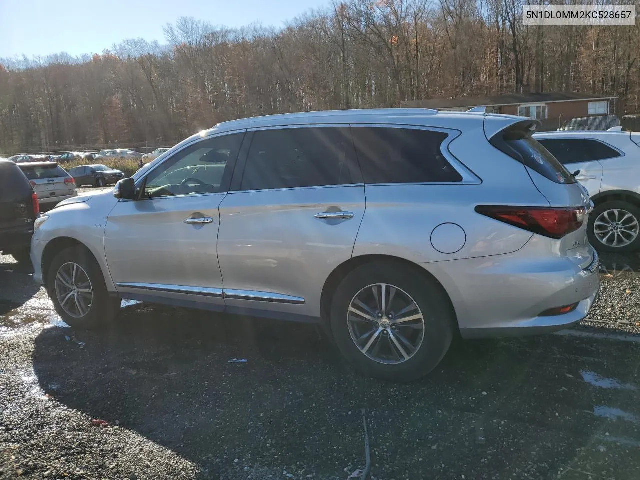 2019 Infiniti Qx60 Luxe VIN: 5N1DL0MM2KC528657 Lot: 80884994