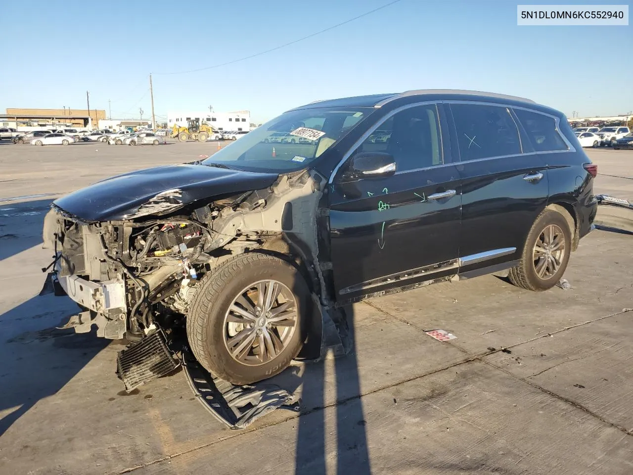 2019 Infiniti Qx60 Luxe VIN: 5N1DL0MN6KC552940 Lot: 80977154