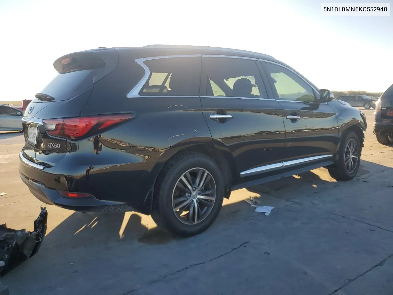 2019 Infiniti Qx60 Luxe VIN: 5N1DL0MN6KC552940 Lot: 80977154