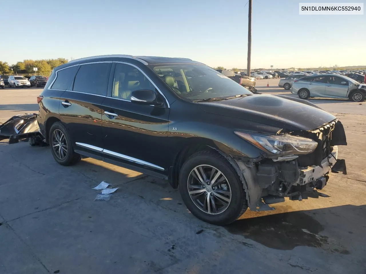 2019 Infiniti Qx60 Luxe VIN: 5N1DL0MN6KC552940 Lot: 80977154