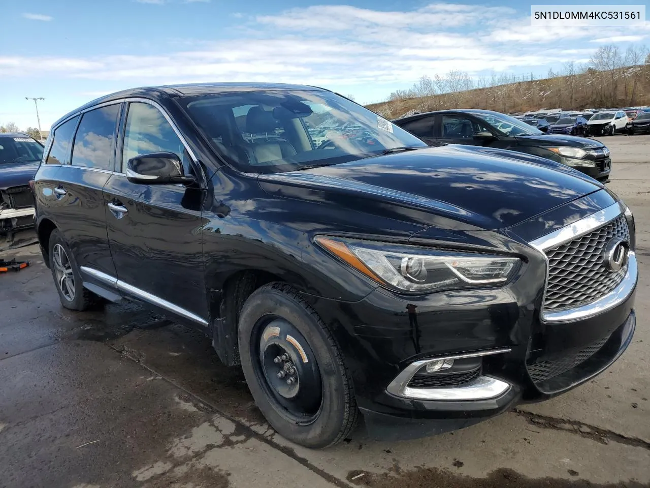 2019 Infiniti Qx60 Luxe VIN: 5N1DL0MM4KC531561 Lot: 80994994