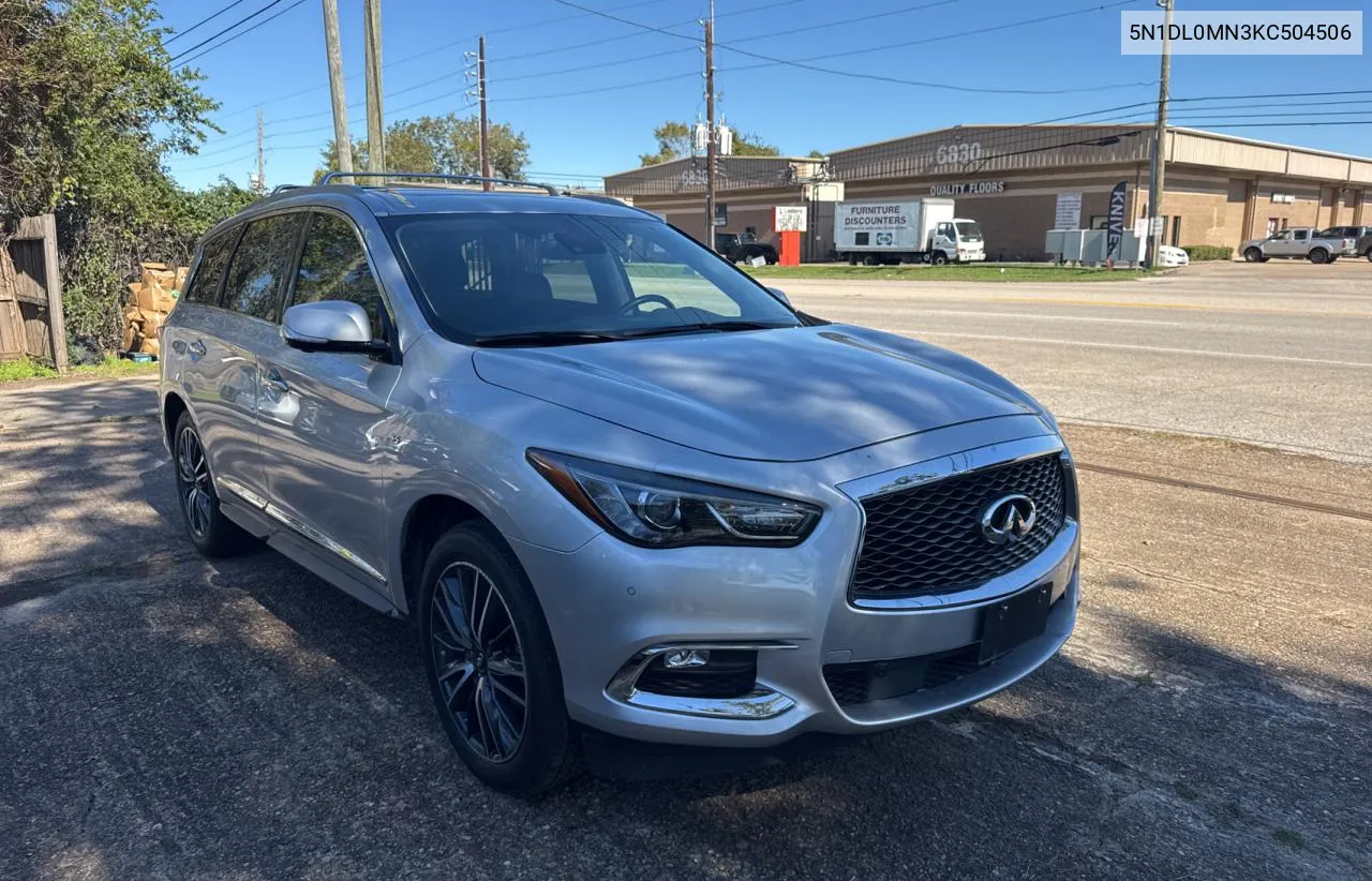 2019 Infiniti Qx60 Luxe VIN: 5N1DL0MN3KC504506 Lot: 81968724