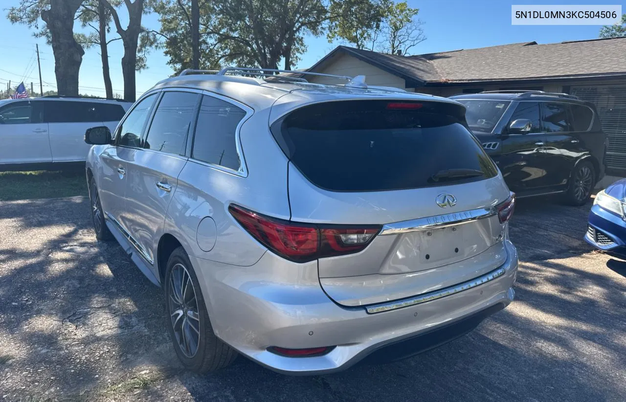 2019 Infiniti Qx60 Luxe VIN: 5N1DL0MN3KC504506 Lot: 81968724