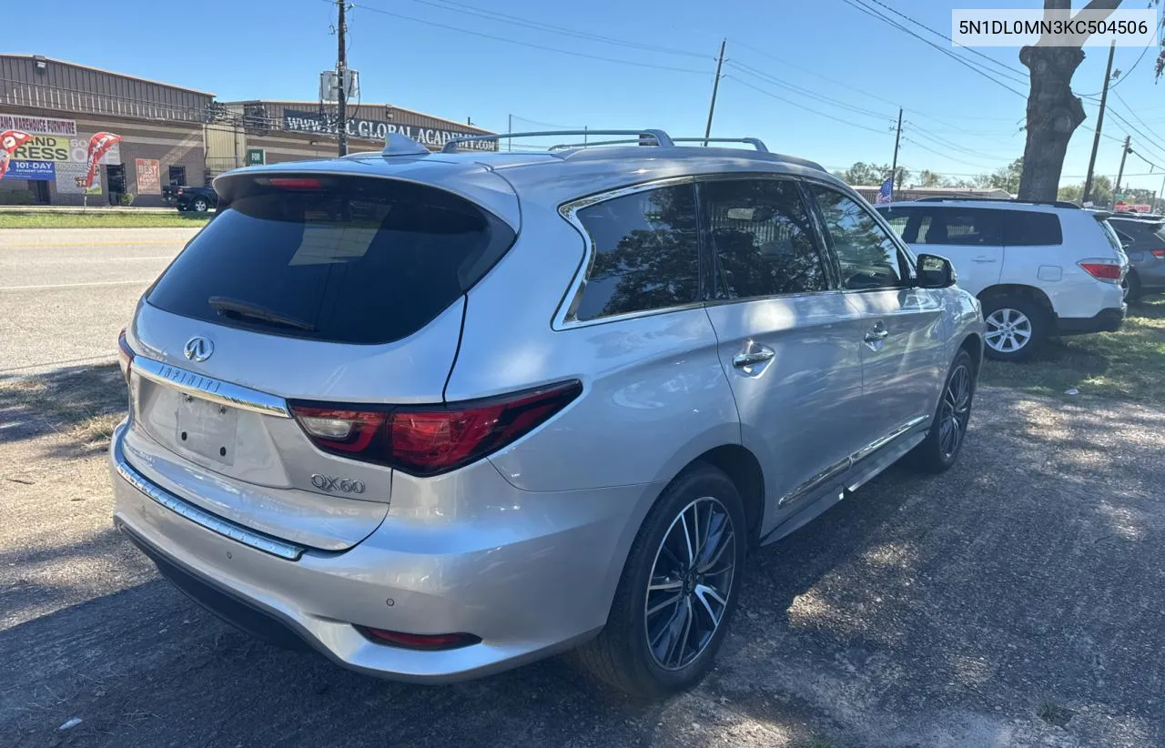 2019 Infiniti Qx60 Luxe VIN: 5N1DL0MN3KC504506 Lot: 81968724