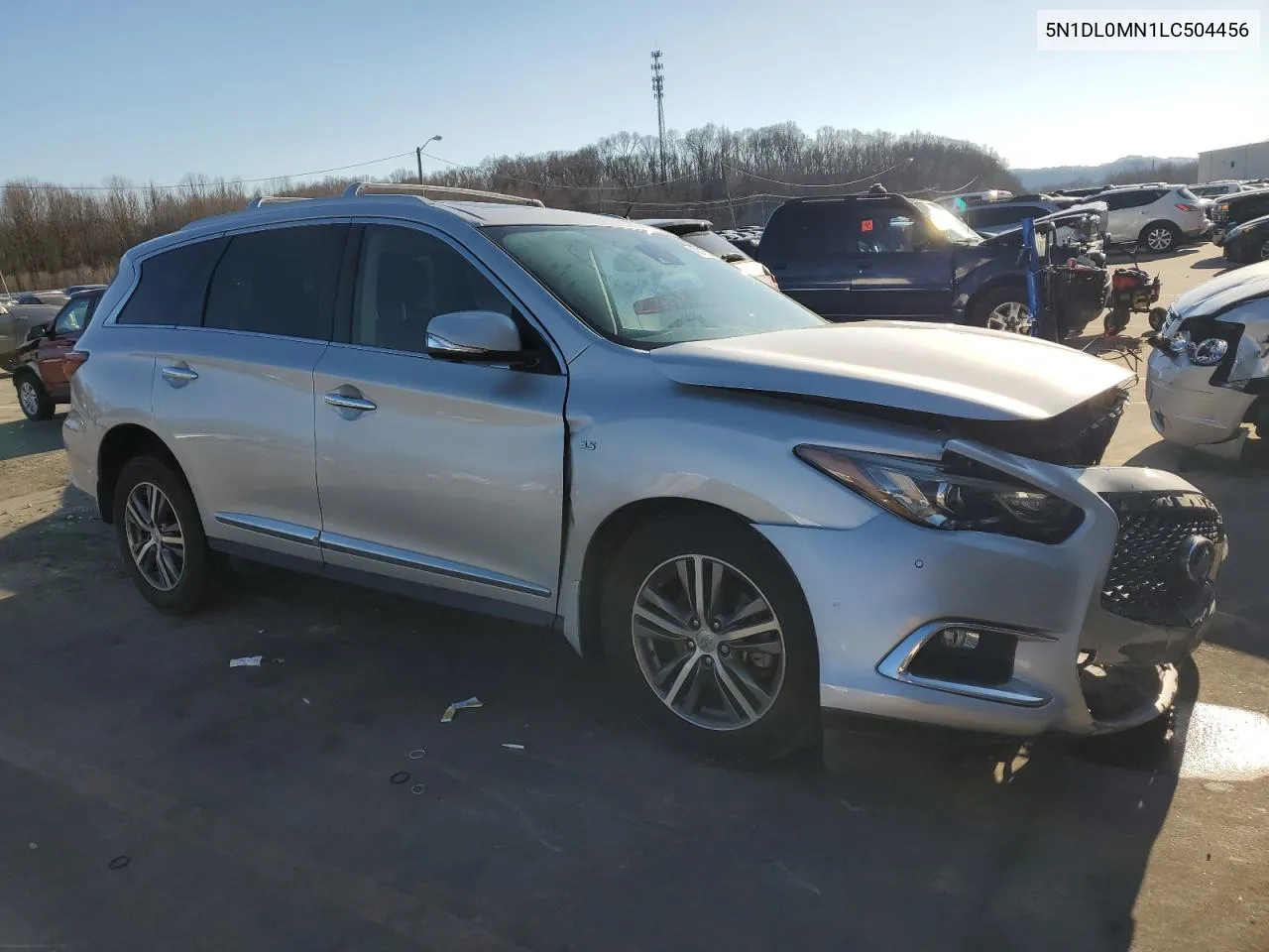 2020 Infiniti Qx60 Luxe VIN: 5N1DL0MN1LC504456 Lot: 43613534