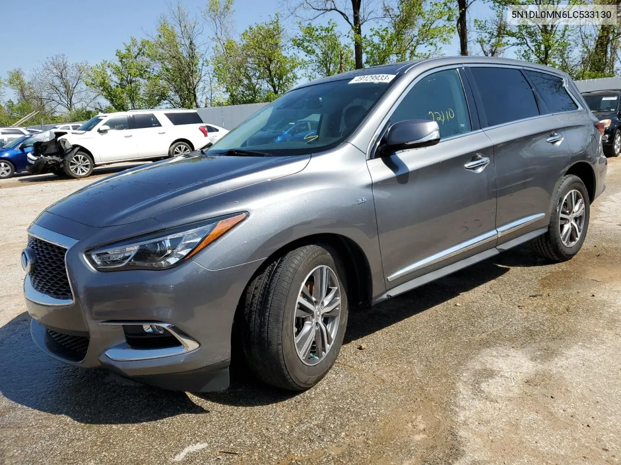 2020 Infiniti Qx60 Luxe VIN: 5N1DL0MN6LC533130 Lot: 49129933