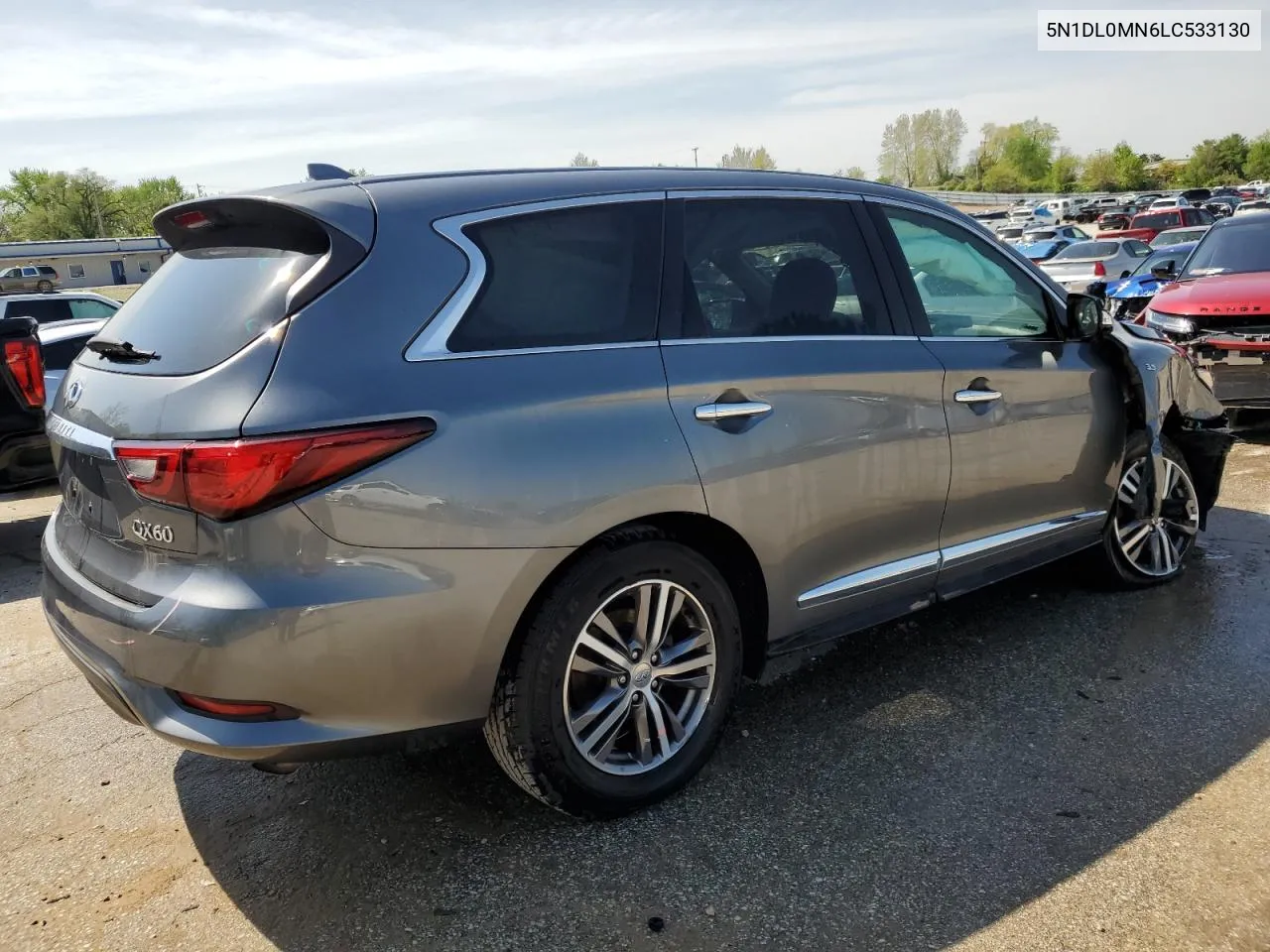 2020 Infiniti Qx60 Luxe VIN: 5N1DL0MN6LC533130 Lot: 49129933