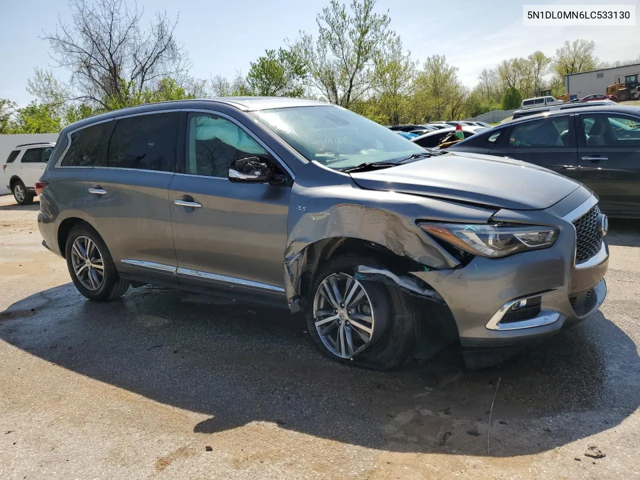 2020 Infiniti Qx60 Luxe VIN: 5N1DL0MN6LC533130 Lot: 49129933