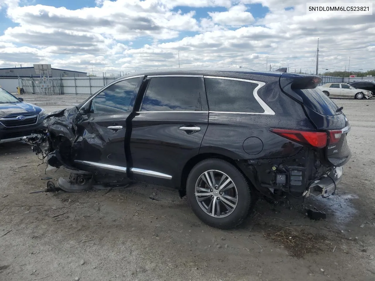 2020 Infiniti Qx60 Luxe VIN: 5N1DL0MM6LC523821 Lot: 49977394