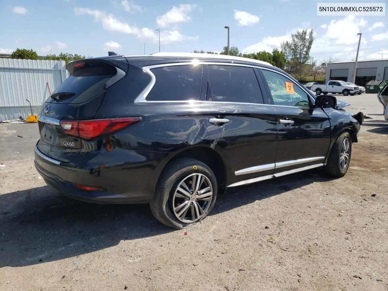 2020 Infiniti Qx60 Luxe VIN: 5N1DL0MMXLC525572 Lot: 50382774