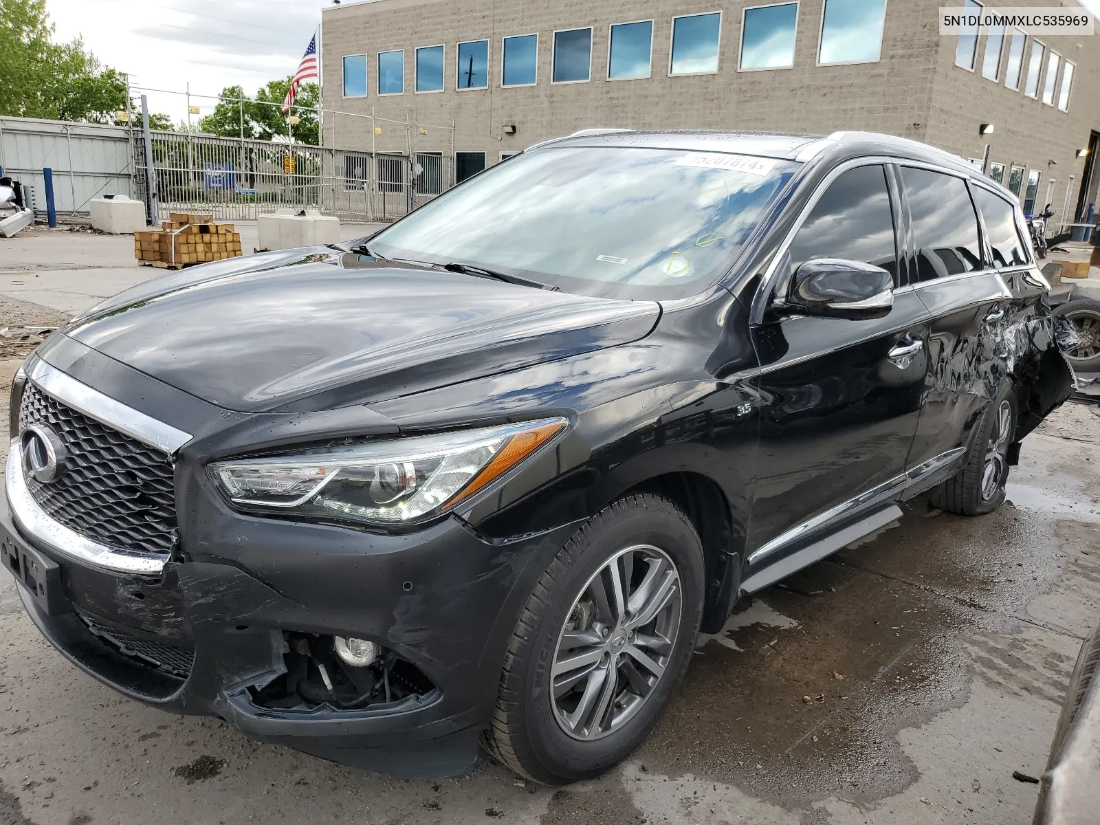 2020 Infiniti Qx60 Luxe VIN: 5N1DL0MMXLC535969 Lot: 55207874