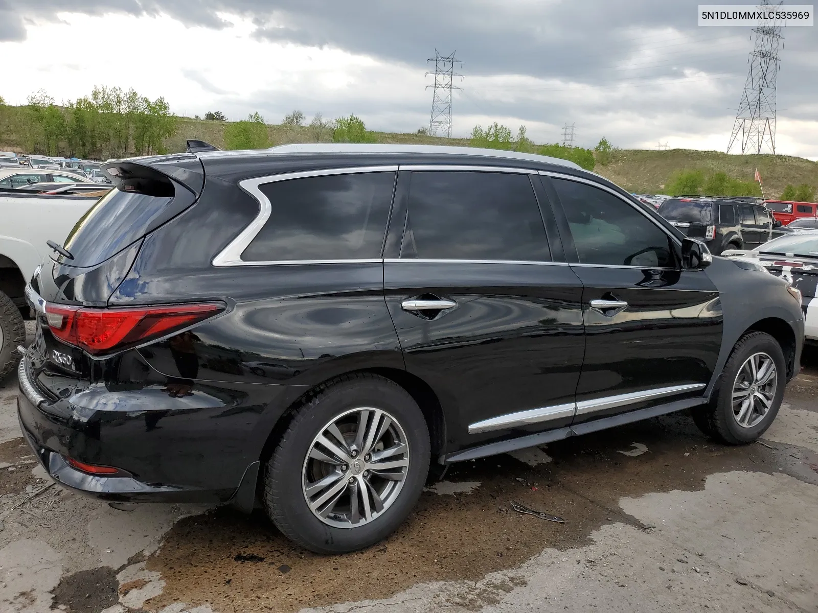 2020 Infiniti Qx60 Luxe VIN: 5N1DL0MMXLC535969 Lot: 55207874