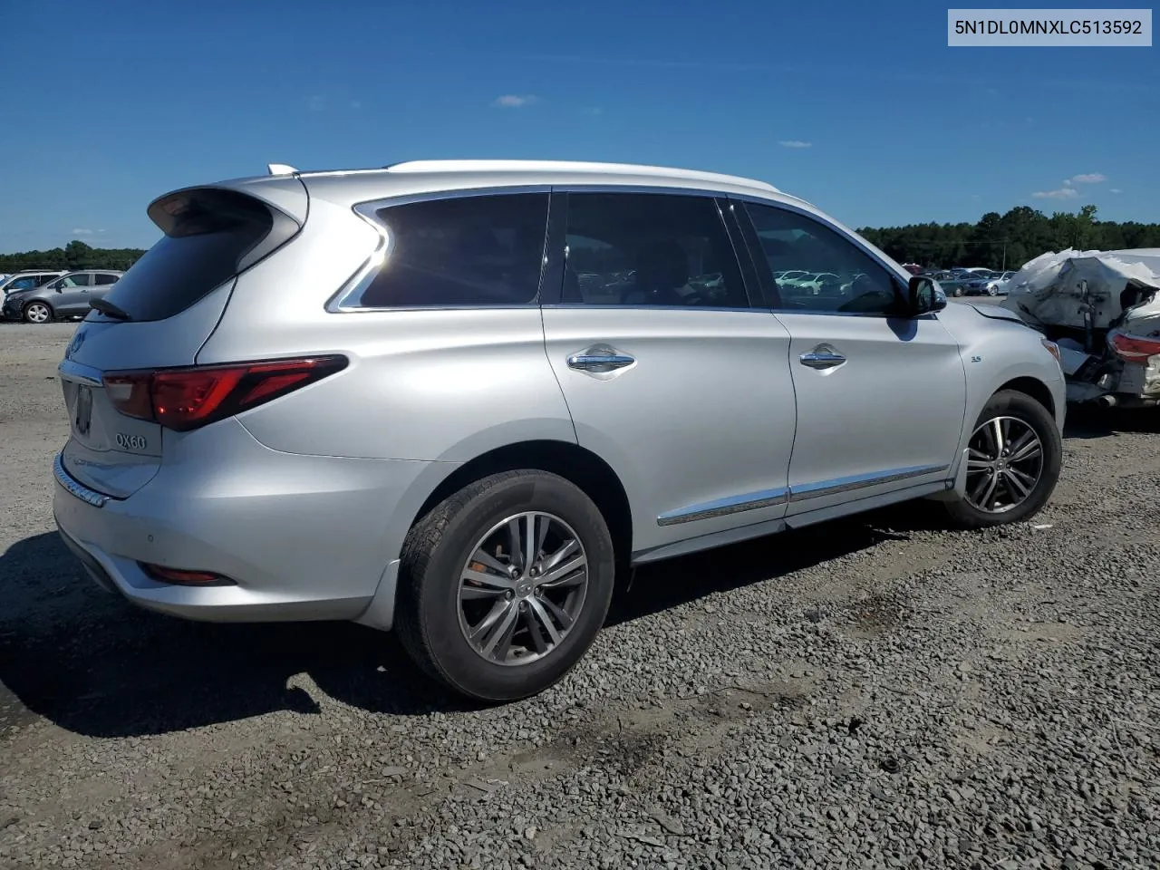 2020 Infiniti Qx60 Luxe VIN: 5N1DL0MNXLC513592 Lot: 61554944