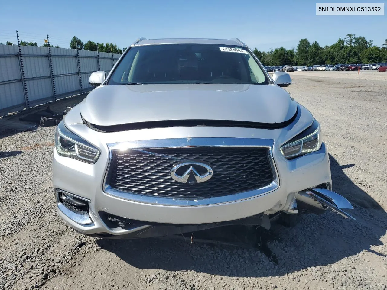 2020 Infiniti Qx60 Luxe VIN: 5N1DL0MNXLC513592 Lot: 61554944