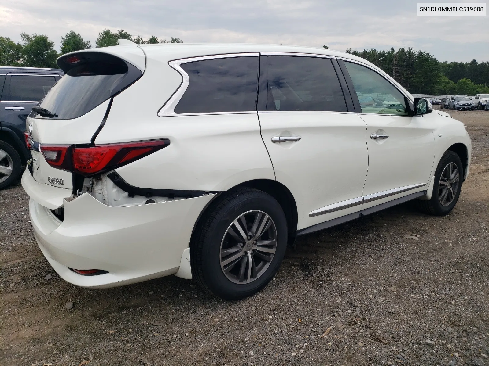 2020 Infiniti Qx60 Luxe VIN: 5N1DL0MM8LC519608 Lot: 62846924