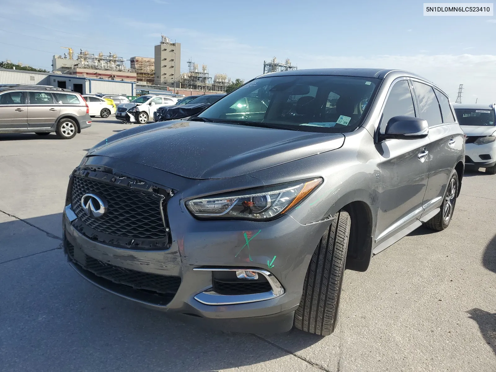 2020 Infiniti Qx60 Luxe VIN: 5N1DL0MN6LC523410 Lot: 64617384