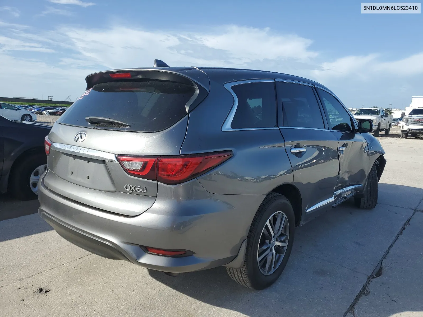 2020 Infiniti Qx60 Luxe VIN: 5N1DL0MN6LC523410 Lot: 64617384