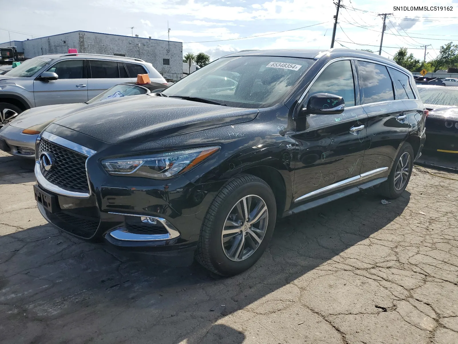 2020 Infiniti Qx60 Luxe VIN: 5N1DL0MM5LC519162 Lot: 65348354