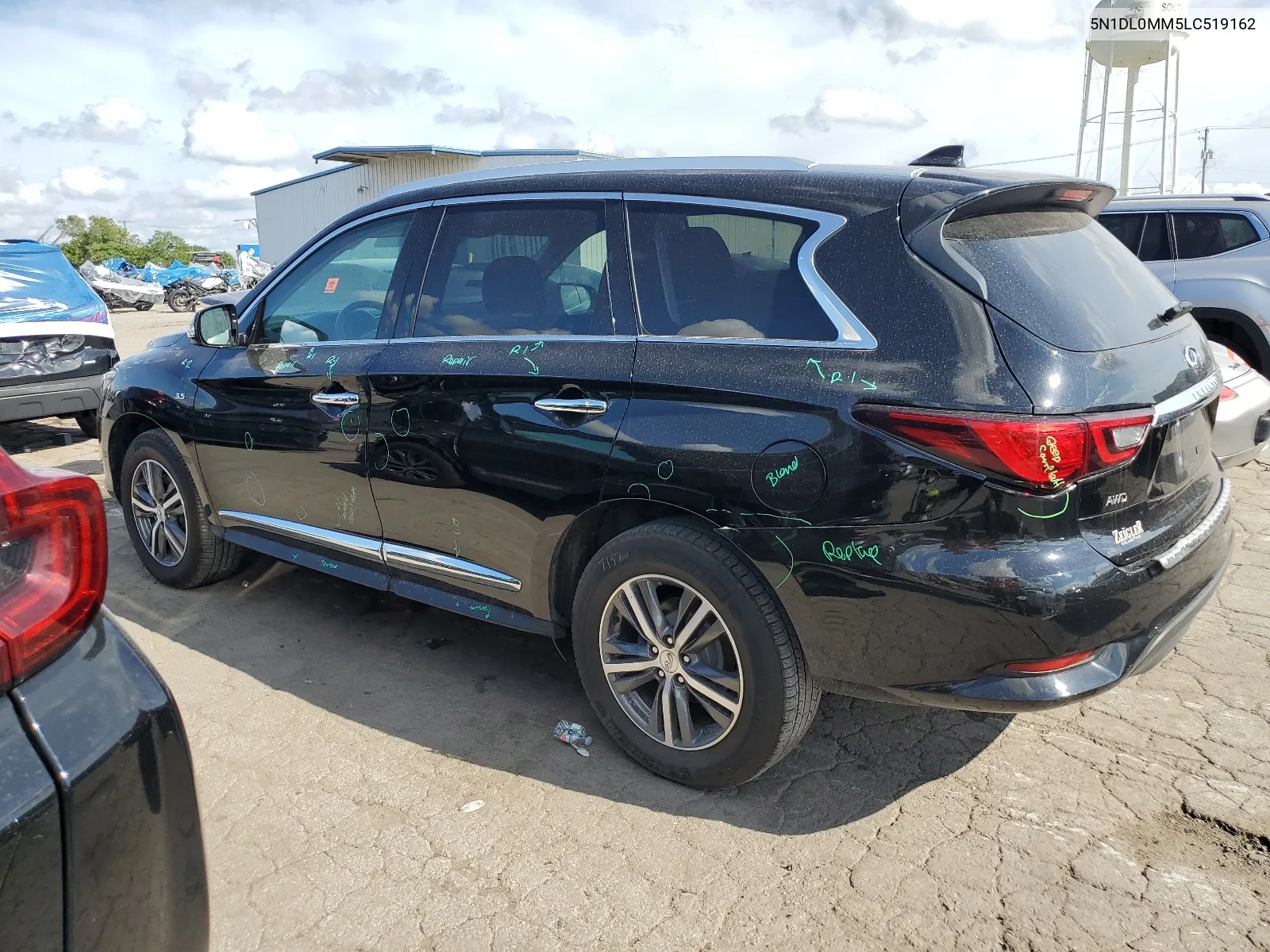 2020 Infiniti Qx60 Luxe VIN: 5N1DL0MM5LC519162 Lot: 65348354