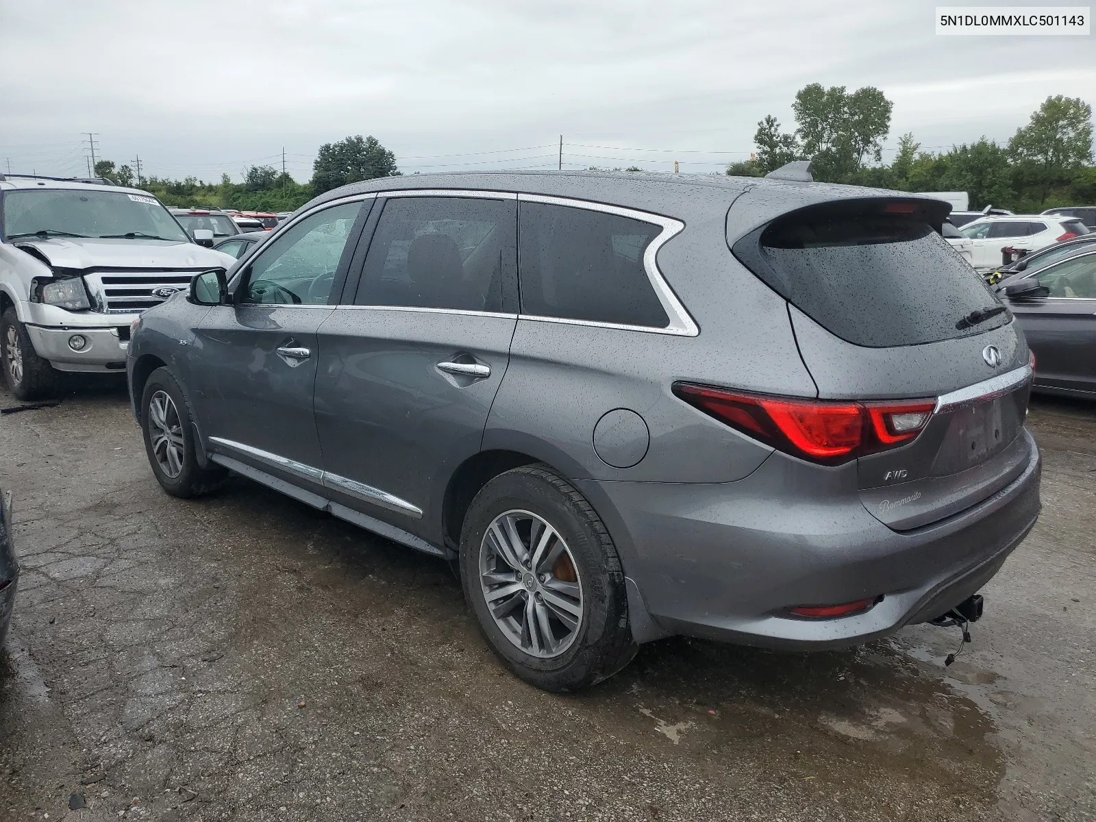 2020 Infiniti Qx60 Luxe VIN: 5N1DL0MMXLC501143 Lot: 66894234