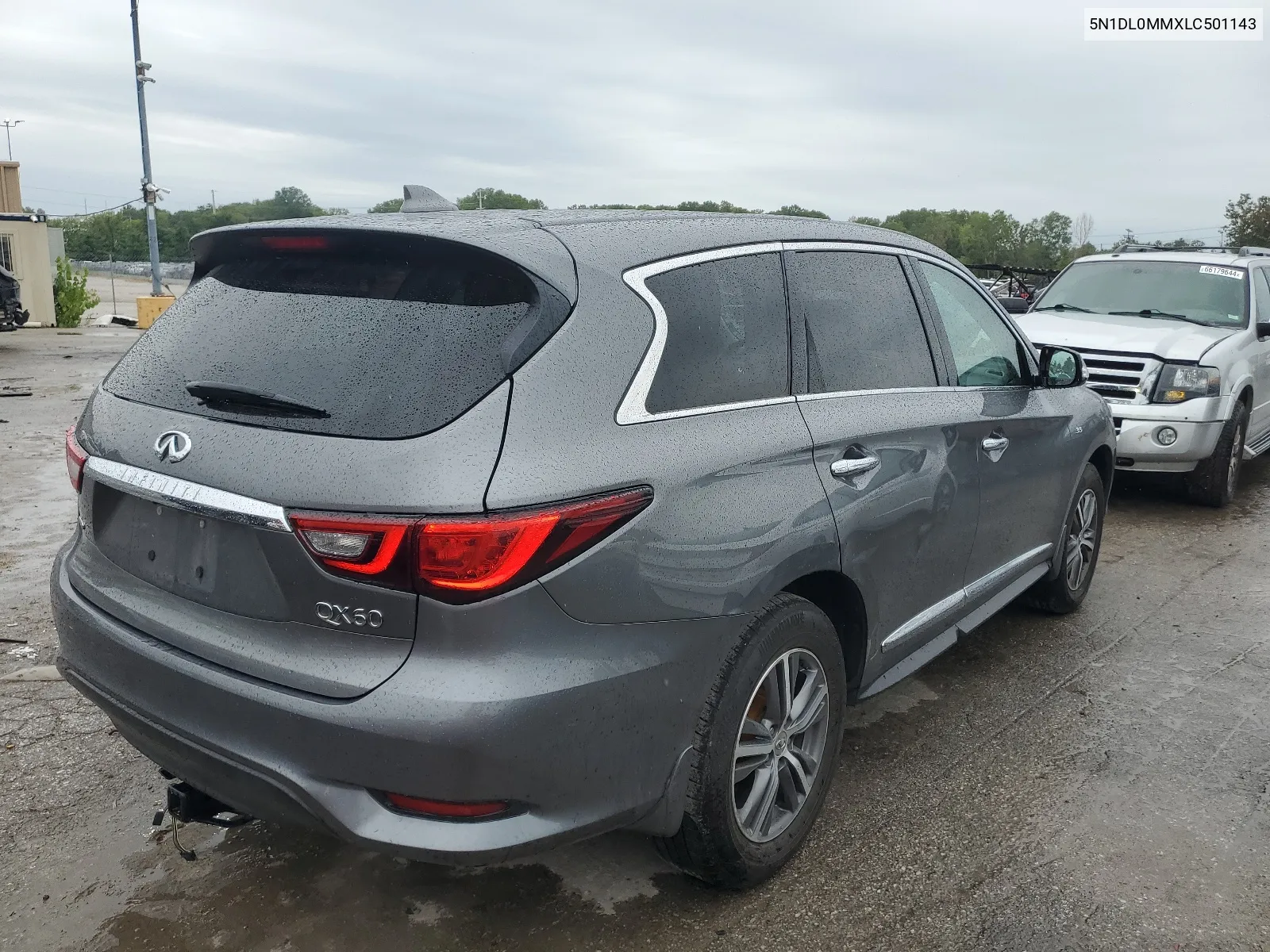 2020 Infiniti Qx60 Luxe VIN: 5N1DL0MMXLC501143 Lot: 66894234