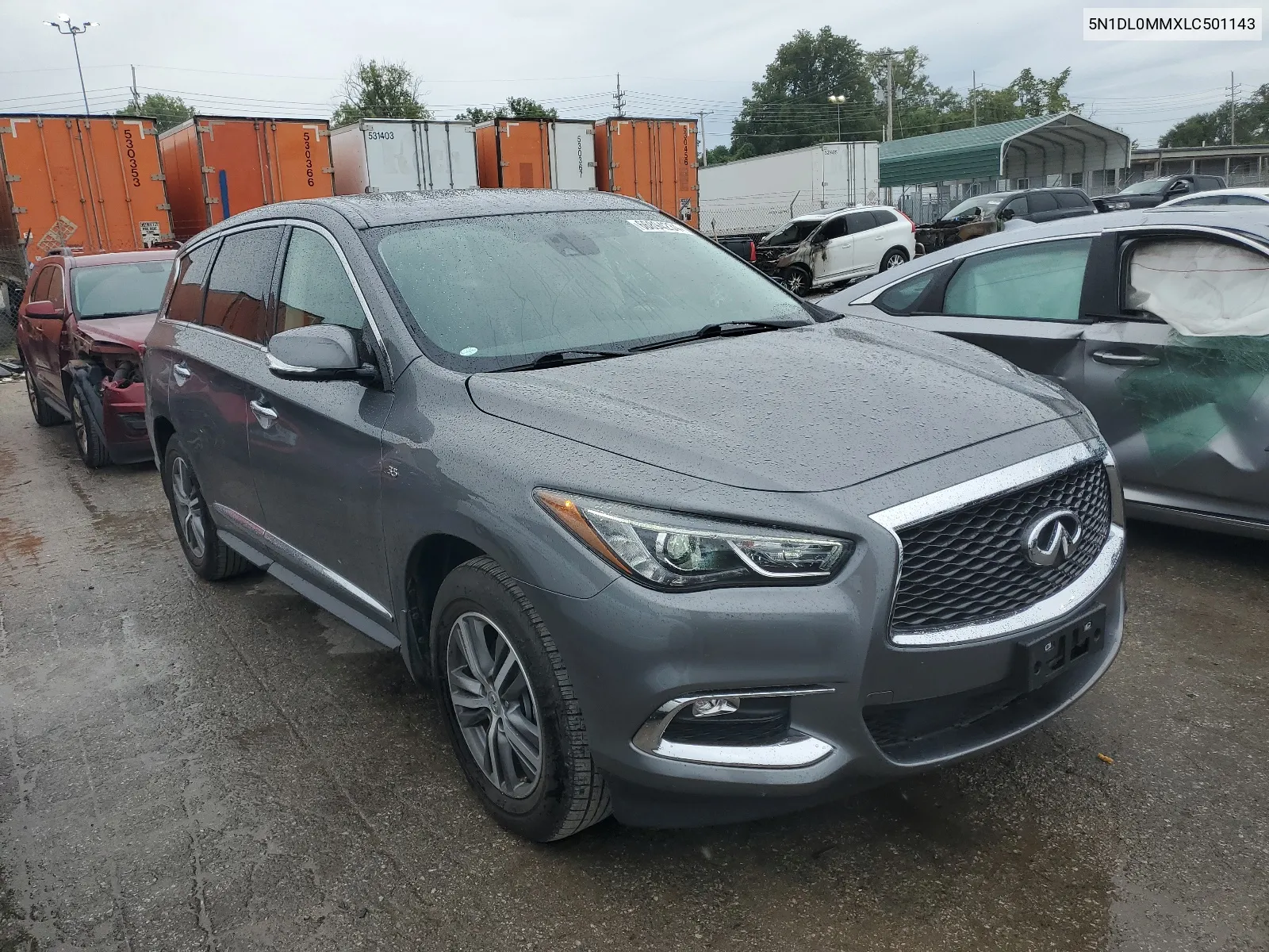 2020 Infiniti Qx60 Luxe VIN: 5N1DL0MMXLC501143 Lot: 66894234