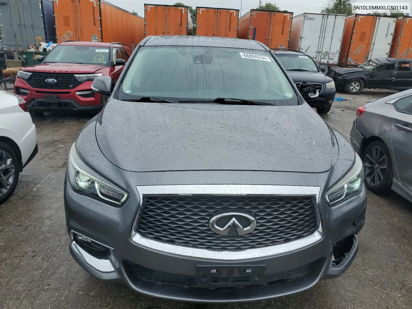 2020 Infiniti Qx60 Luxe VIN: 5N1DL0MMXLC501143 Lot: 66894234