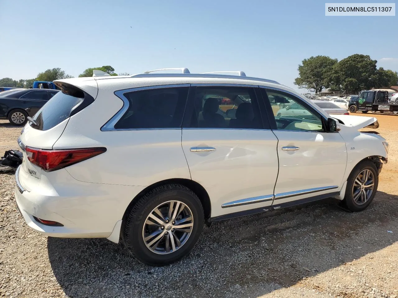 2020 Infiniti Qx60 Luxe VIN: 5N1DL0MN8LC511307 Lot: 68843184