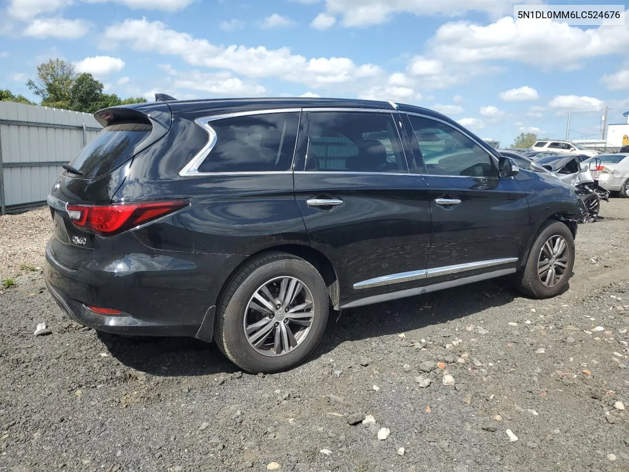 2020 Infiniti Qx60 Luxe VIN: 5N1DL0MM6LC524676 Lot: 69249724