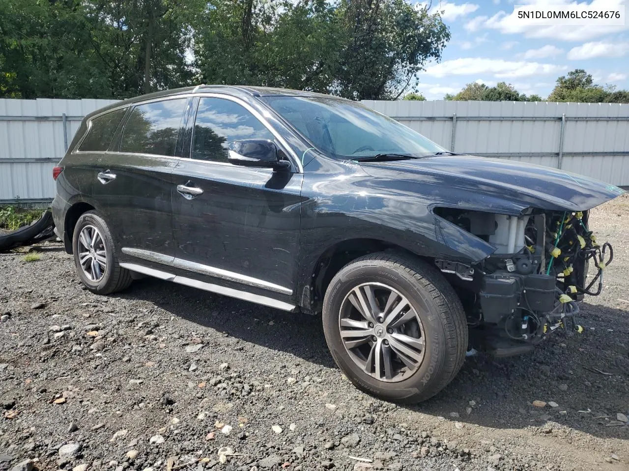 2020 Infiniti Qx60 Luxe VIN: 5N1DL0MM6LC524676 Lot: 69249724