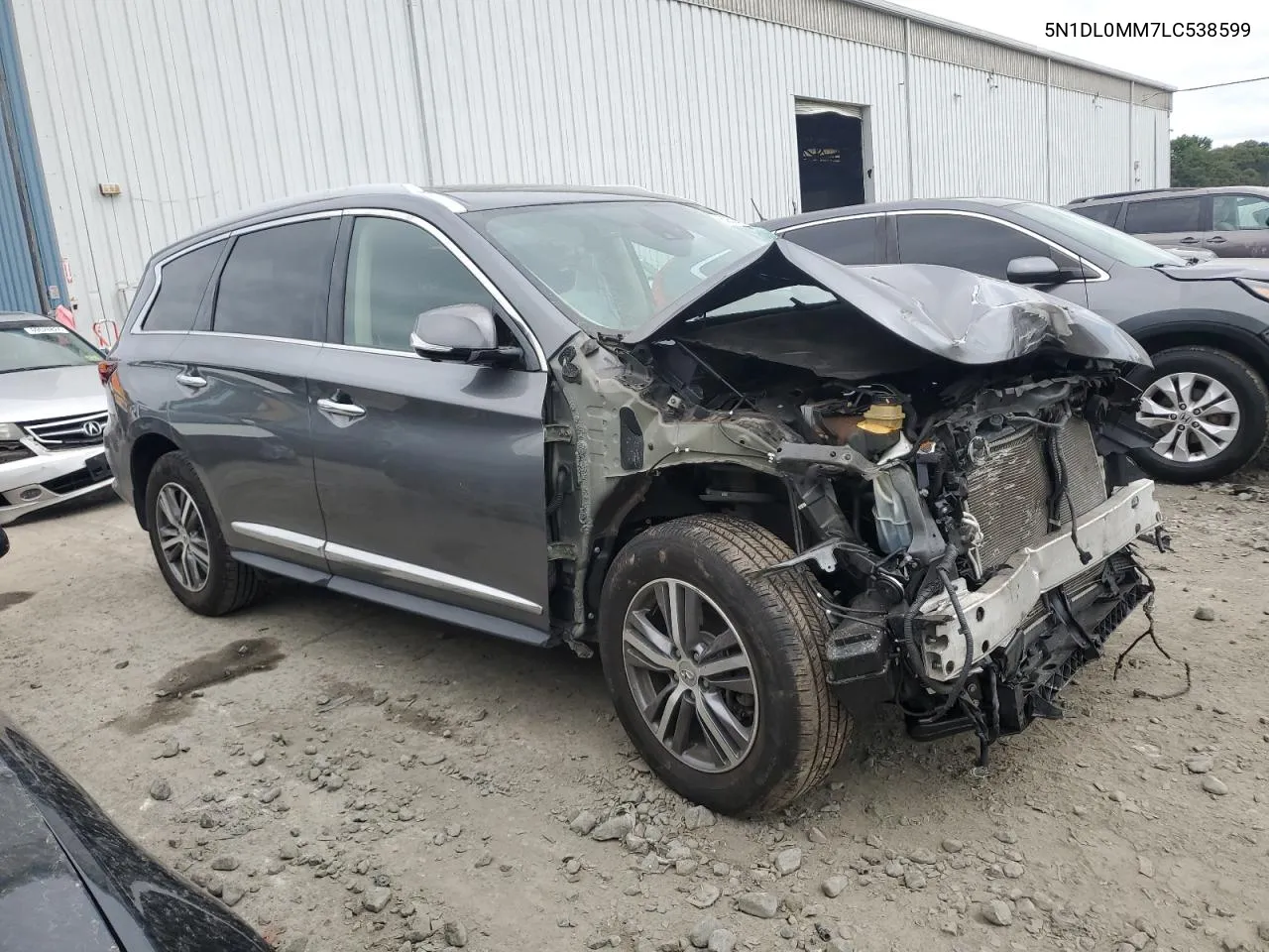 2020 Infiniti Qx60 Luxe VIN: 5N1DL0MM7LC538599 Lot: 69384084