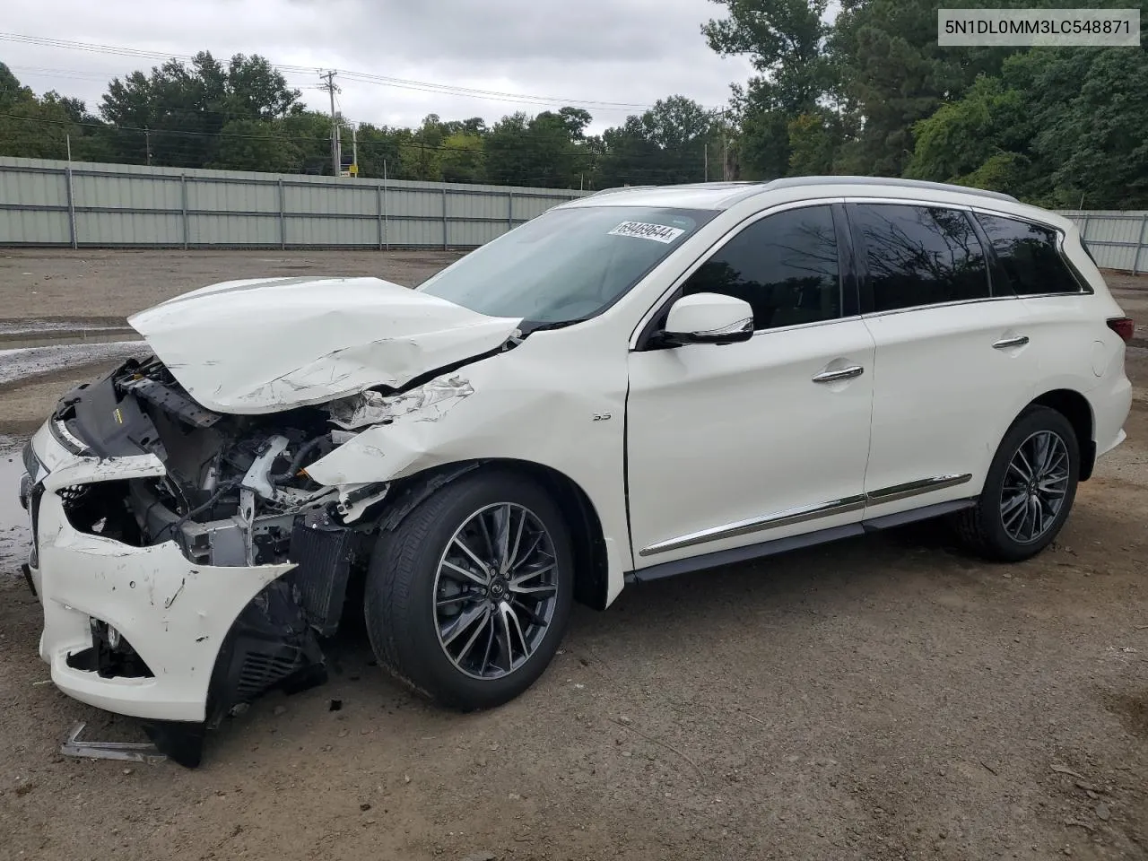 5N1DL0MM3LC548871 2020 Infiniti Qx60 Luxe