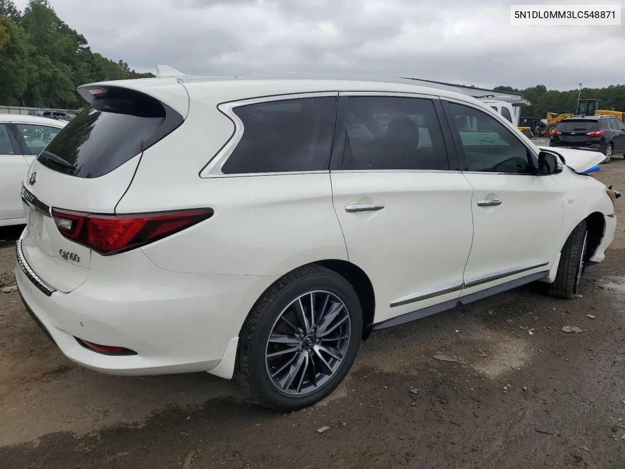 5N1DL0MM3LC548871 2020 Infiniti Qx60 Luxe