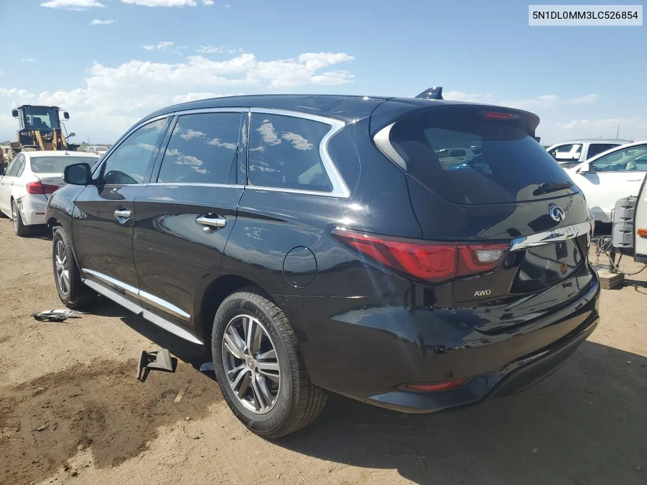 2020 Infiniti Qx60 Luxe VIN: 5N1DL0MM3LC526854 Lot: 70056394