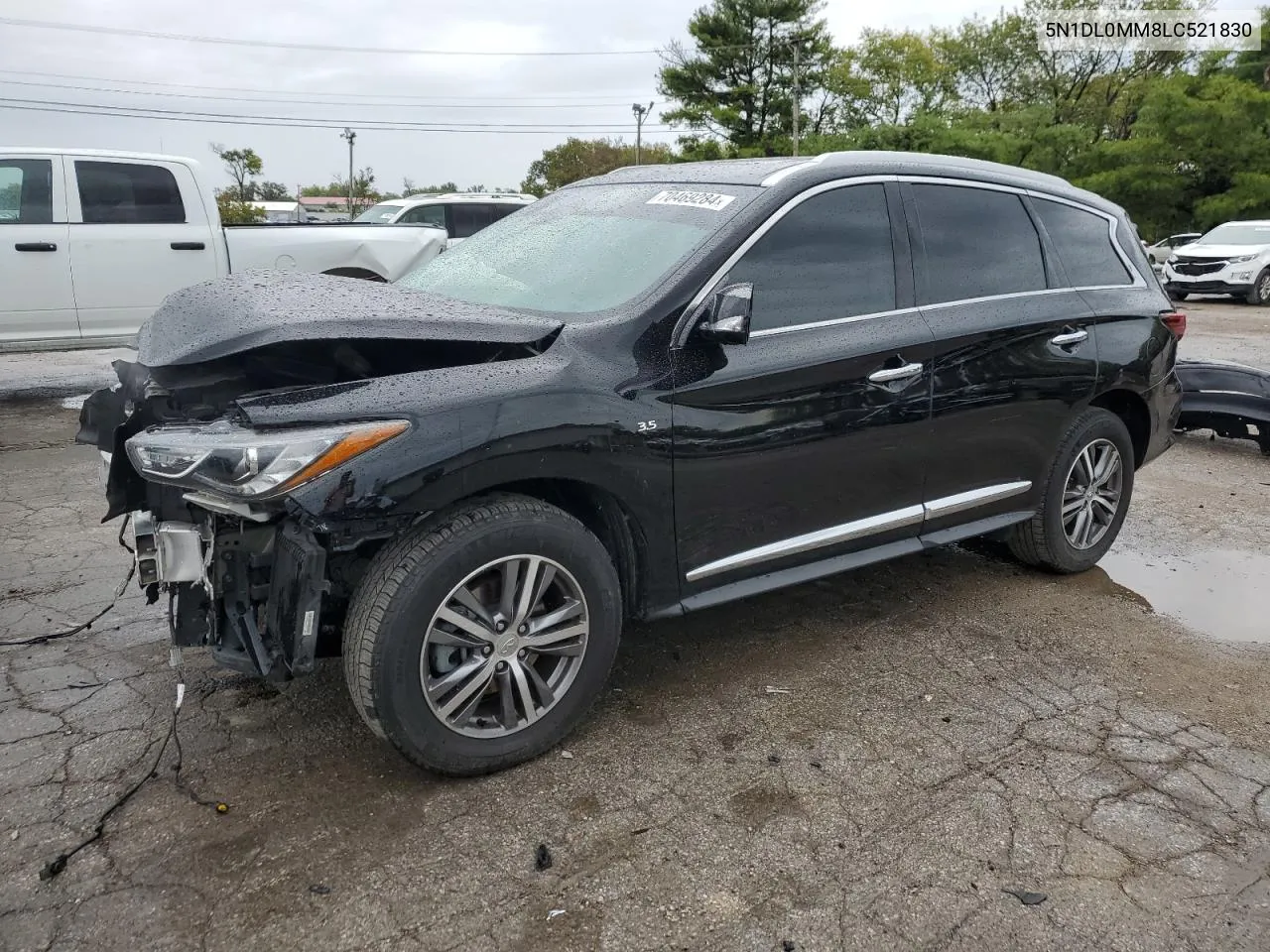 2020 Infiniti Qx60 Luxe VIN: 5N1DL0MM8LC521830 Lot: 70469284