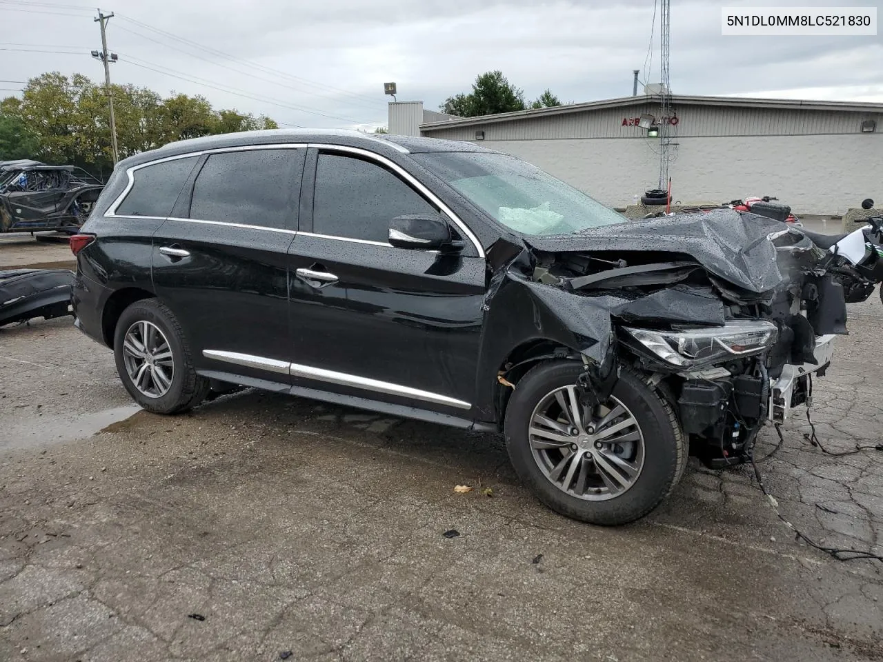 2020 Infiniti Qx60 Luxe VIN: 5N1DL0MM8LC521830 Lot: 70469284