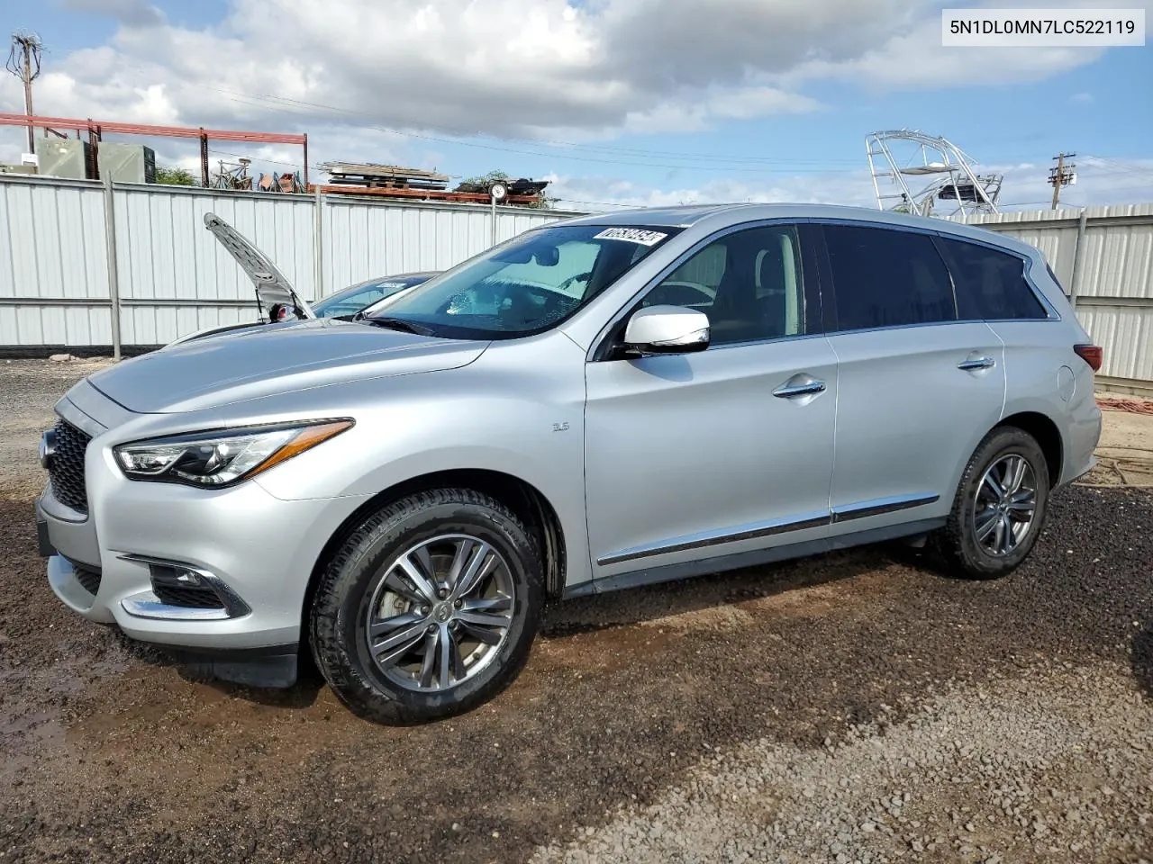 2020 Infiniti Qx60 Luxe VIN: 5N1DL0MN7LC522119 Lot: 70538454