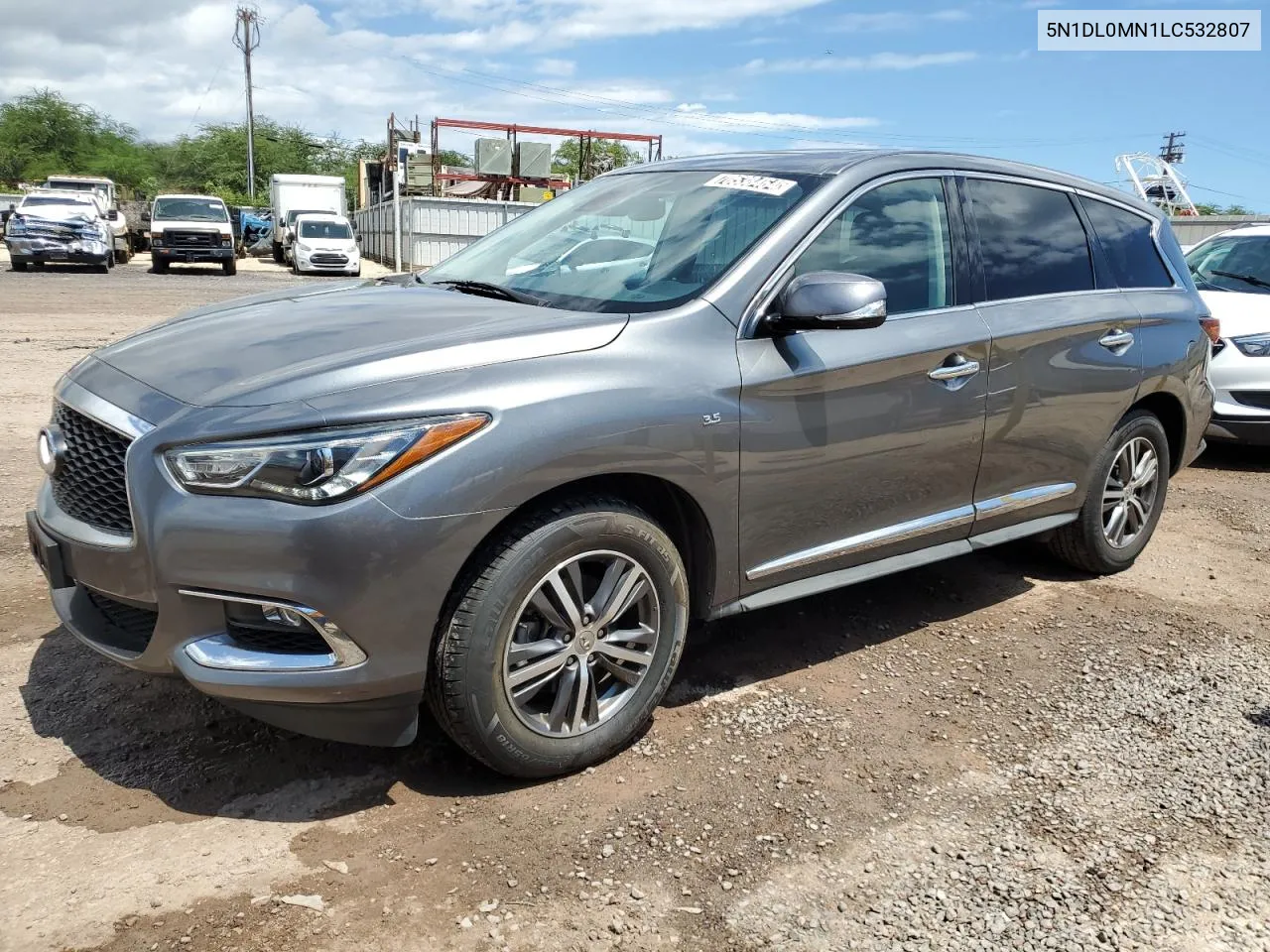 2020 Infiniti Qx60 Luxe VIN: 5N1DL0MN1LC532807 Lot: 70538464