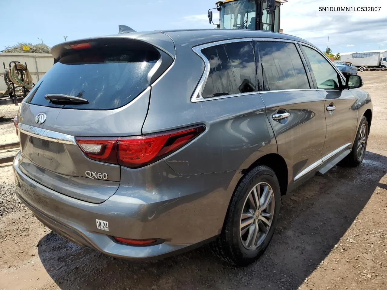 2020 Infiniti Qx60 Luxe VIN: 5N1DL0MN1LC532807 Lot: 70538464