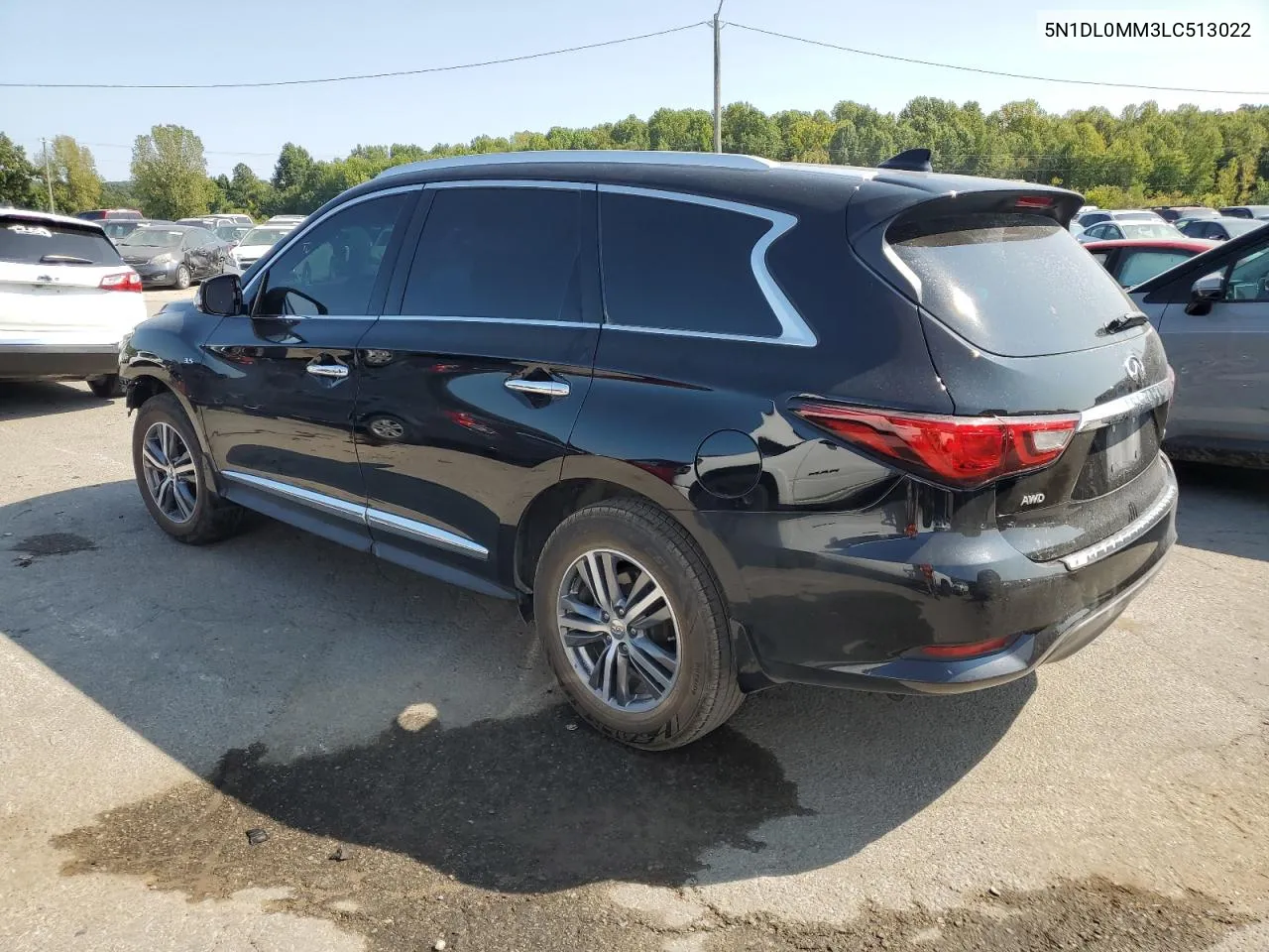 2020 Infiniti Qx60 Luxe VIN: 5N1DL0MM3LC513022 Lot: 70580214