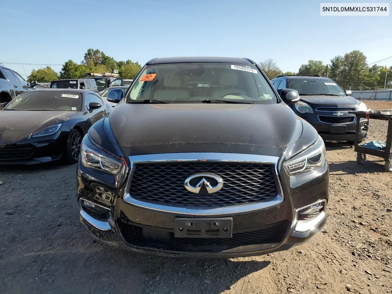 5N1DL0MMXLC531744 2020 Infiniti Qx60 Luxe