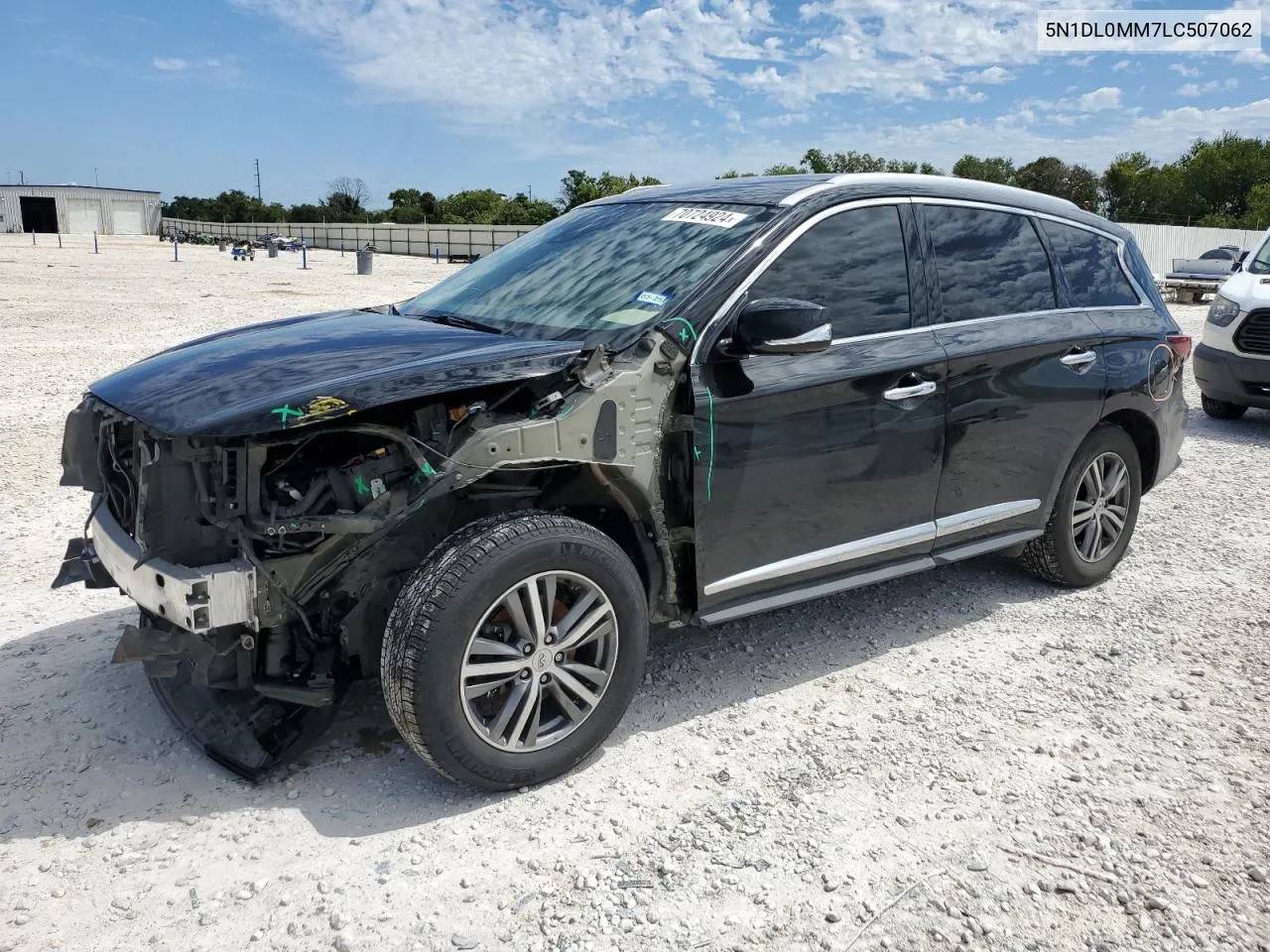 2020 Infiniti Qx60 Luxe VIN: 5N1DL0MM7LC507062 Lot: 70724924