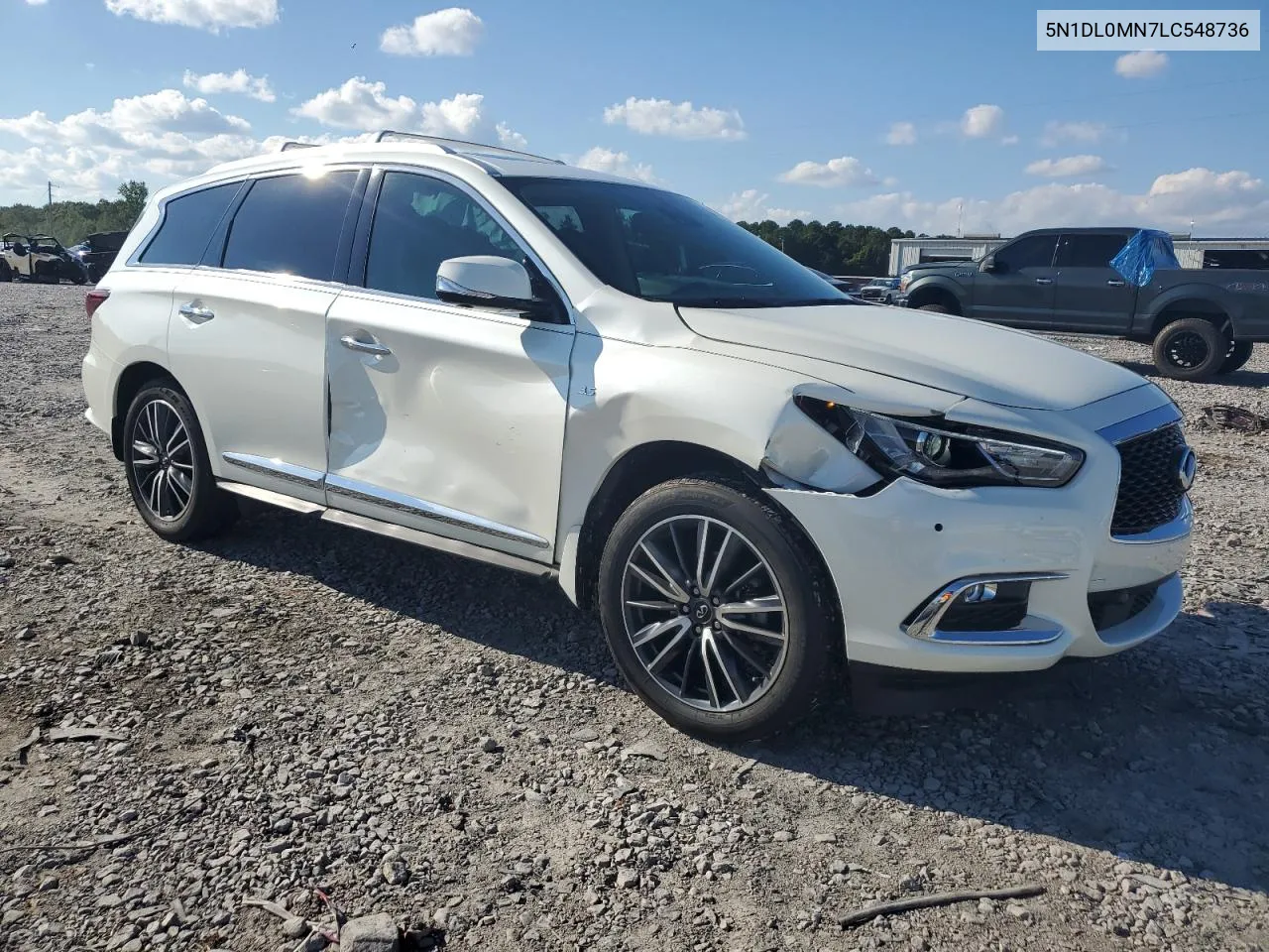 5N1DL0MN7LC548736 2020 Infiniti Qx60 Luxe