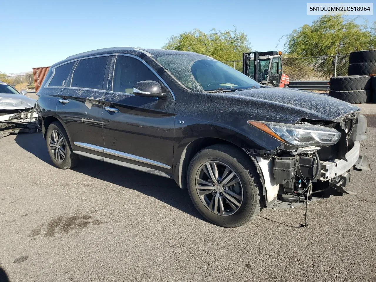 2020 Infiniti Qx60 Luxe VIN: 5N1DL0MN2LC518964 Lot: 70893704