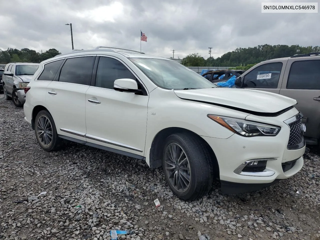 2020 Infiniti Qx60 Luxe VIN: 5N1DL0MNXLC546978 Lot: 71280064