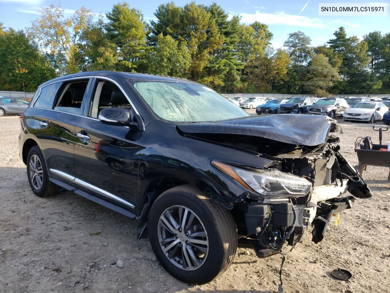 2020 Infiniti Qx60 Luxe VIN: 5N1DL0MM7LC515971 Lot: 71696134