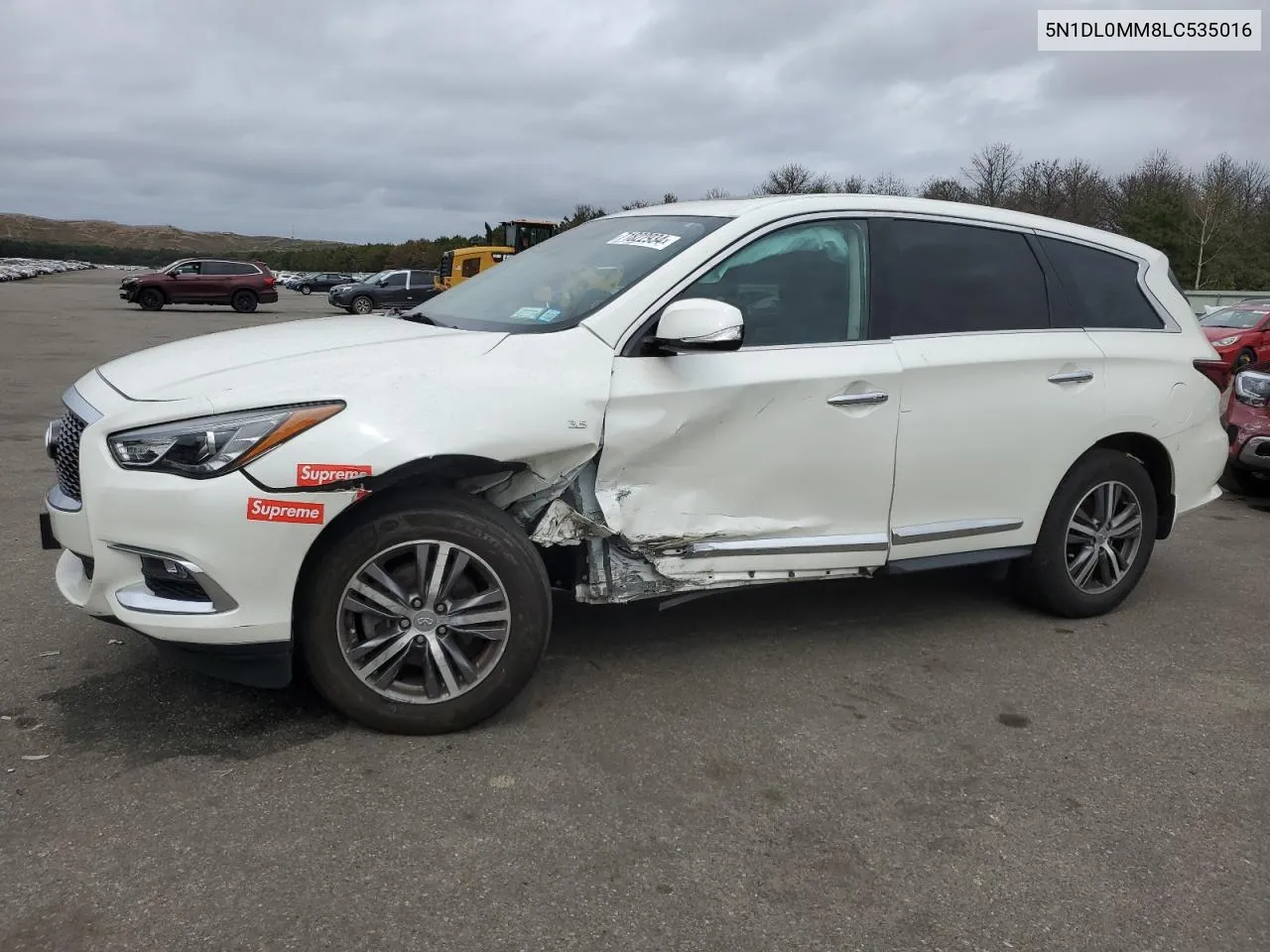 2020 Infiniti Qx60 Luxe VIN: 5N1DL0MM8LC535016 Lot: 71822934