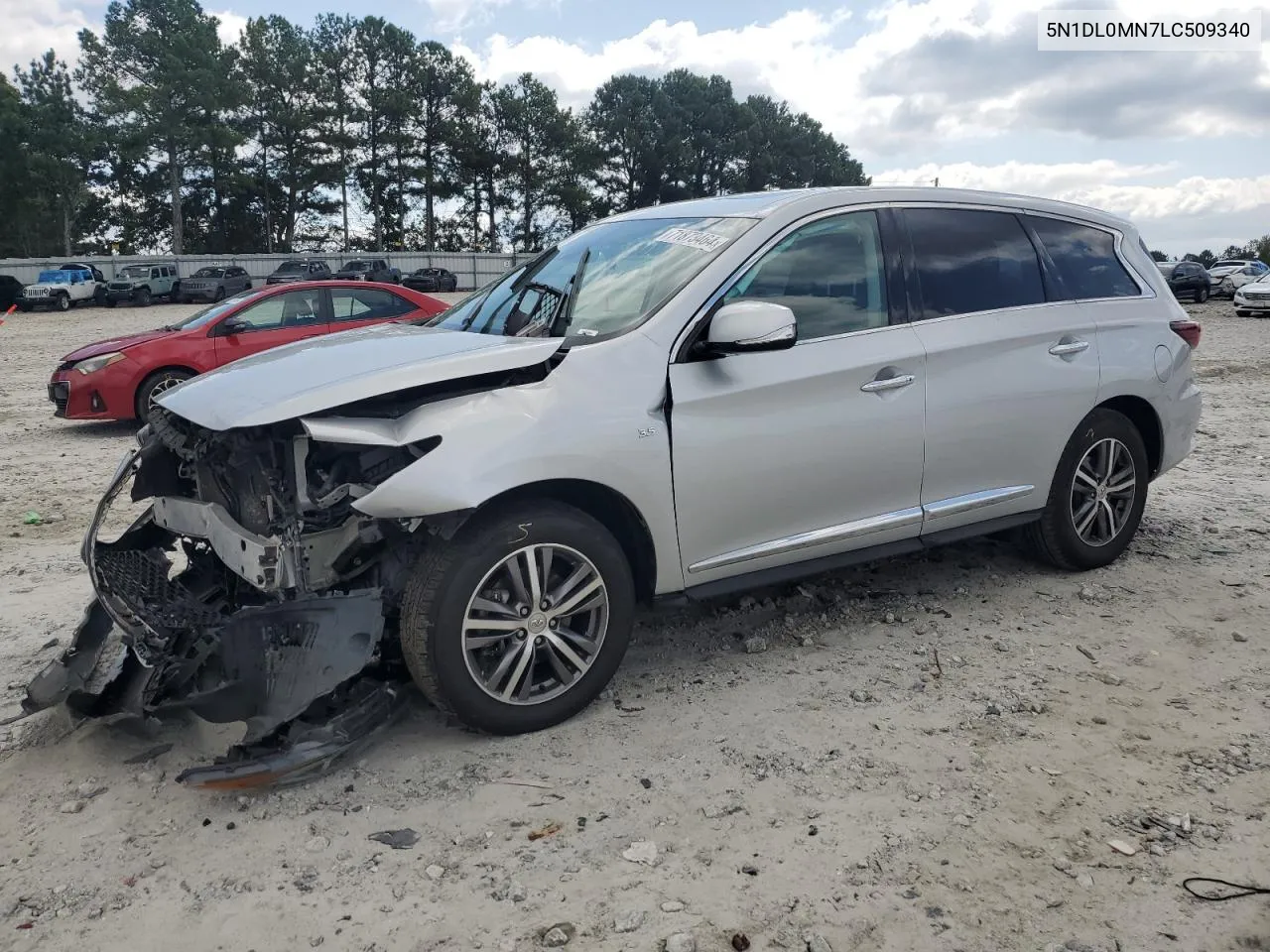 2020 Infiniti Qx60 Luxe VIN: 5N1DL0MN7LC509340 Lot: 71873464