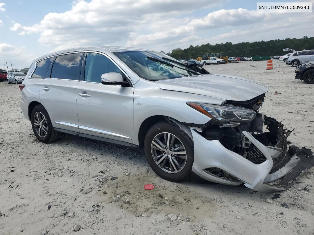 2020 Infiniti Qx60 Luxe VIN: 5N1DL0MN7LC509340 Lot: 71873464