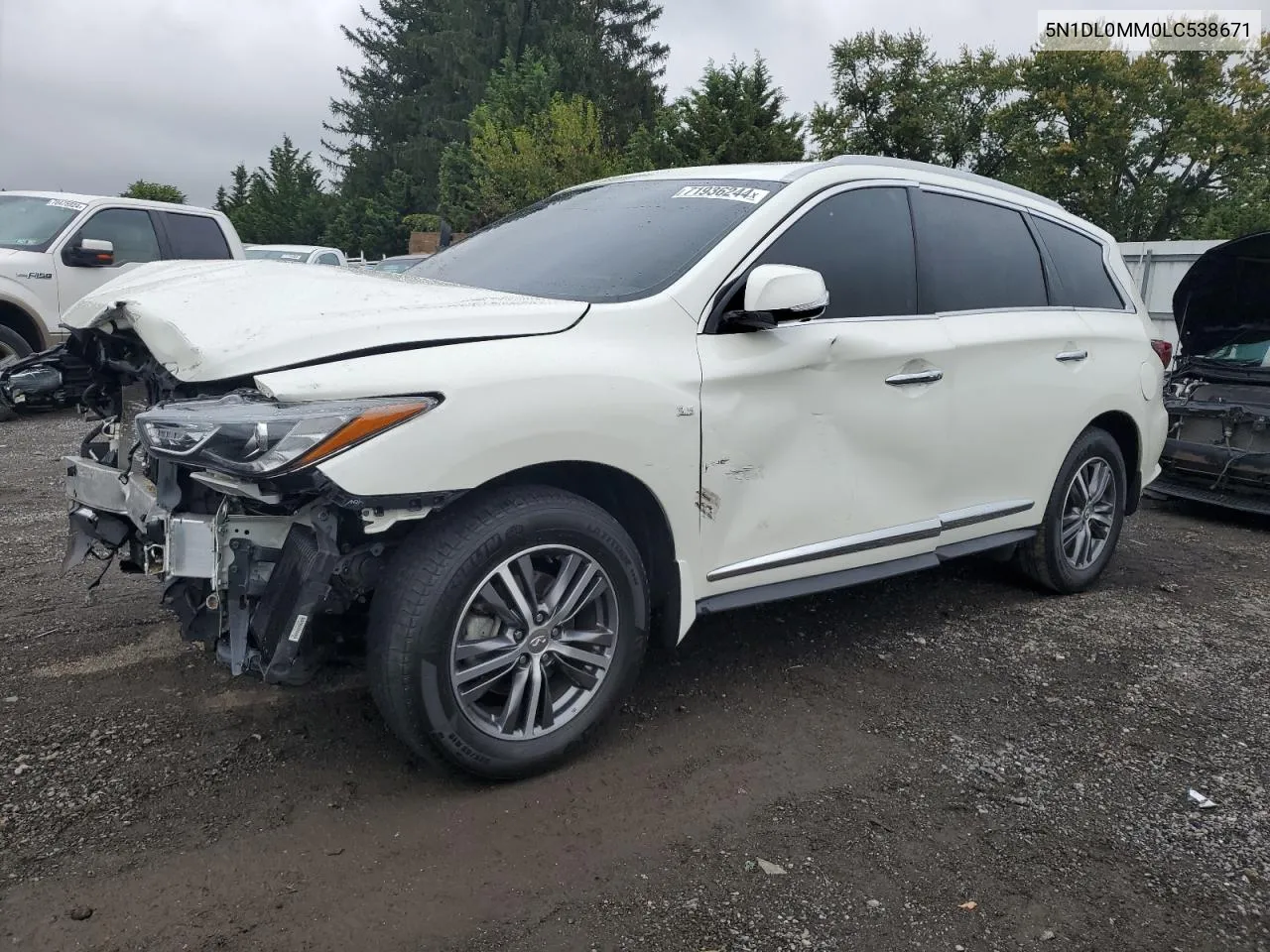 5N1DL0MM0LC538671 2020 Infiniti Qx60 Luxe